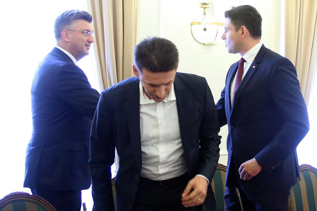 Plenković, Bernardić, Petrov