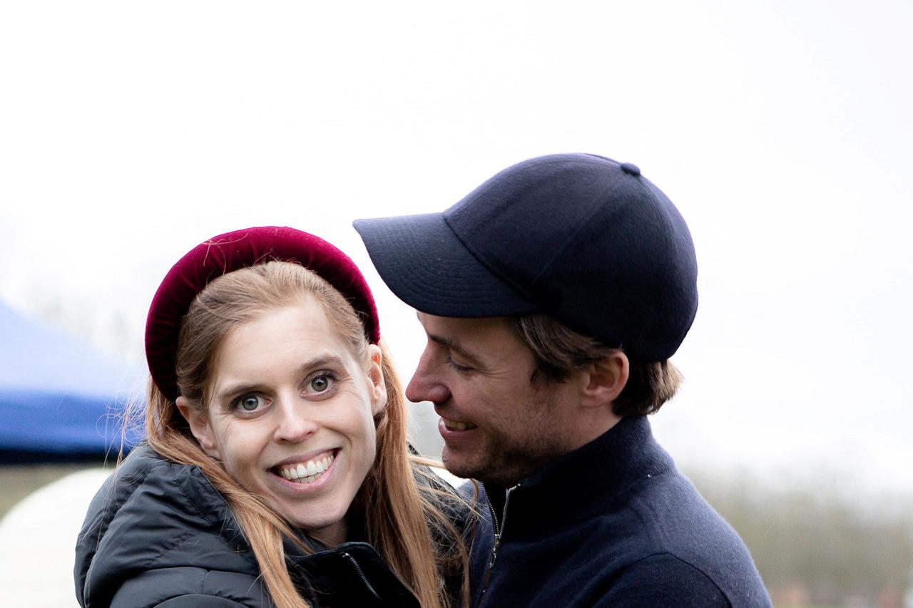 An undated handout photo shows Princess Beatrice and her husband Edoardo Mapelli Mozzi, who have announced that they are expecting their second child together