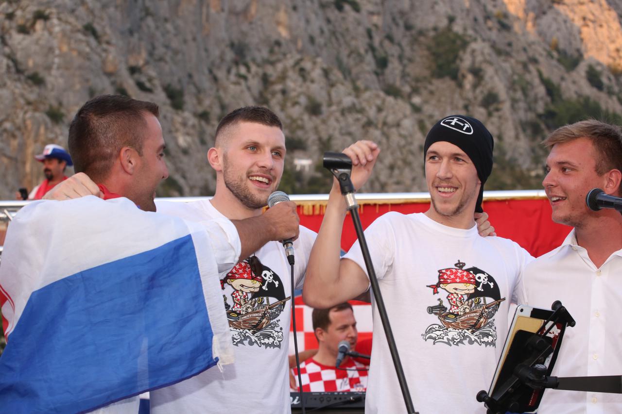 Ivan Perišić i Ante Rebić u Omišu