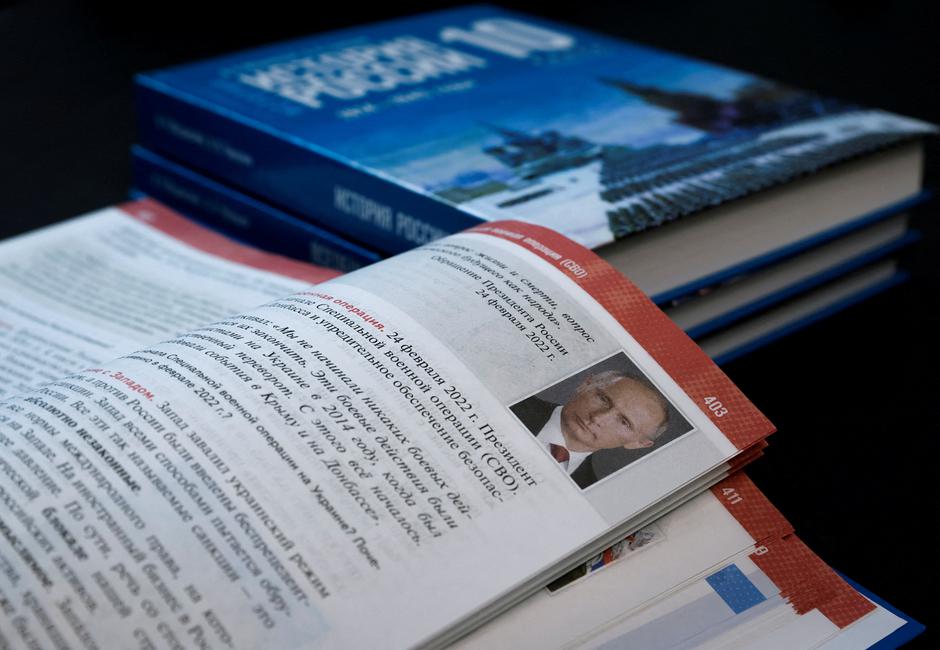 FILE PHOTO: New history textbooks presented in Russia