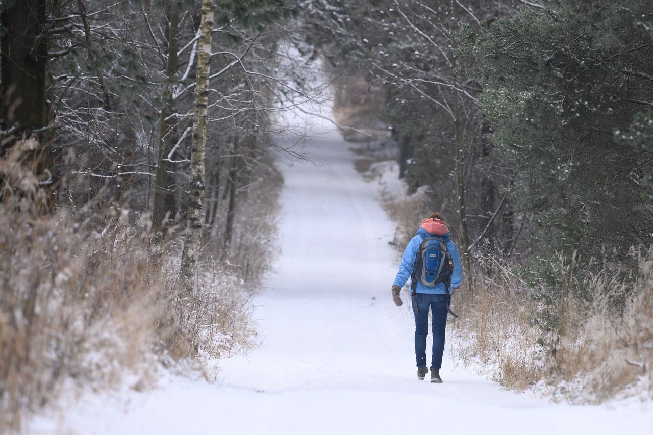 Winter weather in Saxony