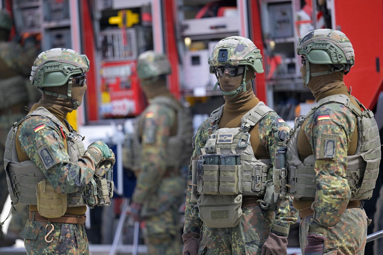 German Defence Minister Pistorius visits Bundeswehr CBRN Defence Command, in Bruchsal