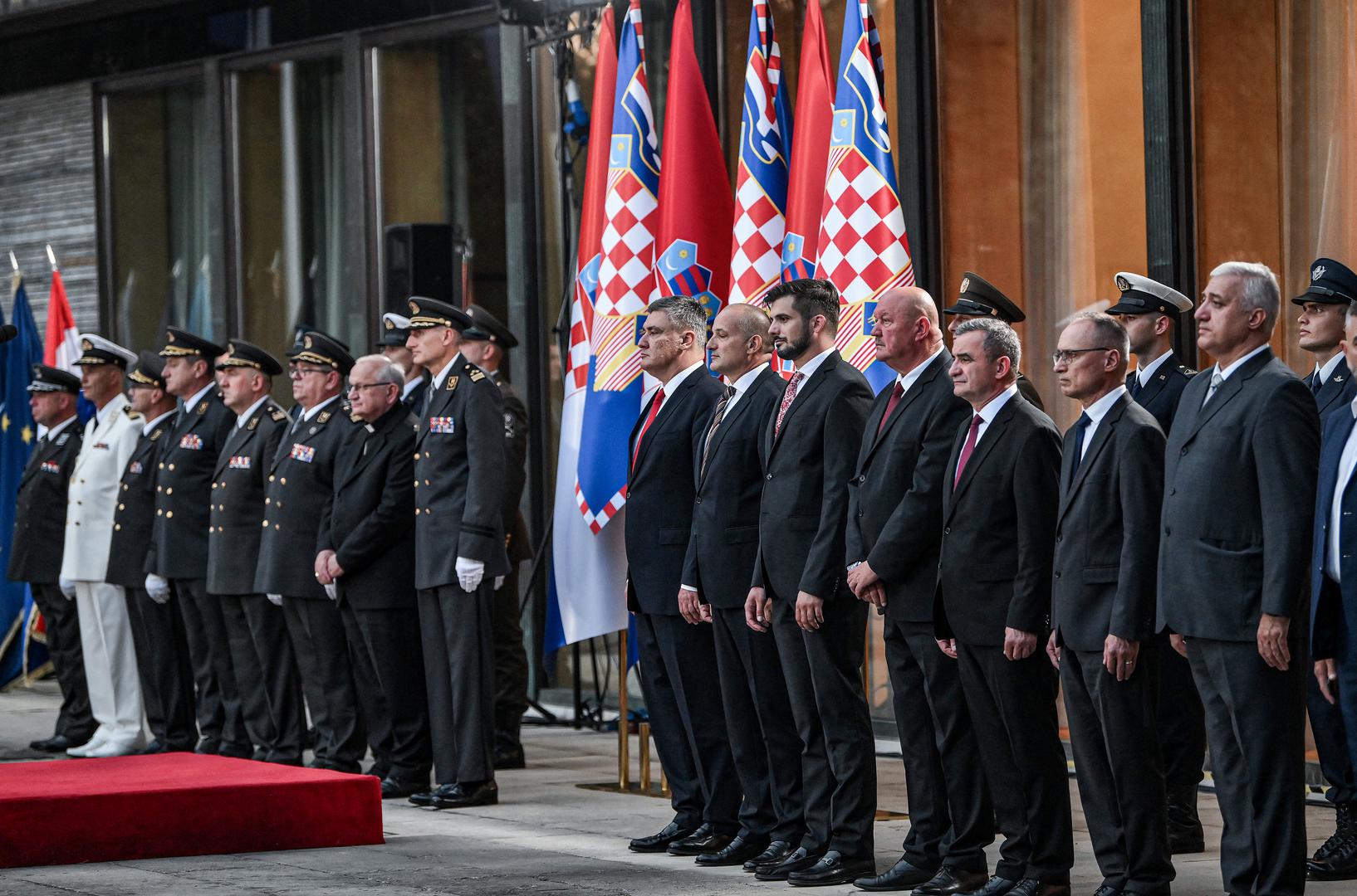 02.08.2024., Zagreb - Predsjednik Republike i vrhovni zapovjednik Oruzanih snaga Republike Hrvatske Zoran Milanovic upriicio je  svecani prijem povodom obiljezavanja Dana pobjede i domovinske zahvalnosti i Dana hrvatskih branitelja te 29. obljetnice VRO Oluja.  Photo: Josip Regovic/PIXSELL