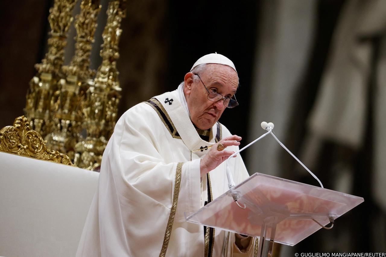 Pope Francis celebrates Christmas Eve Holy Mass, at the Vatican