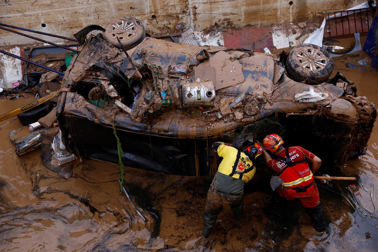 Aftermath of floods in Valencia