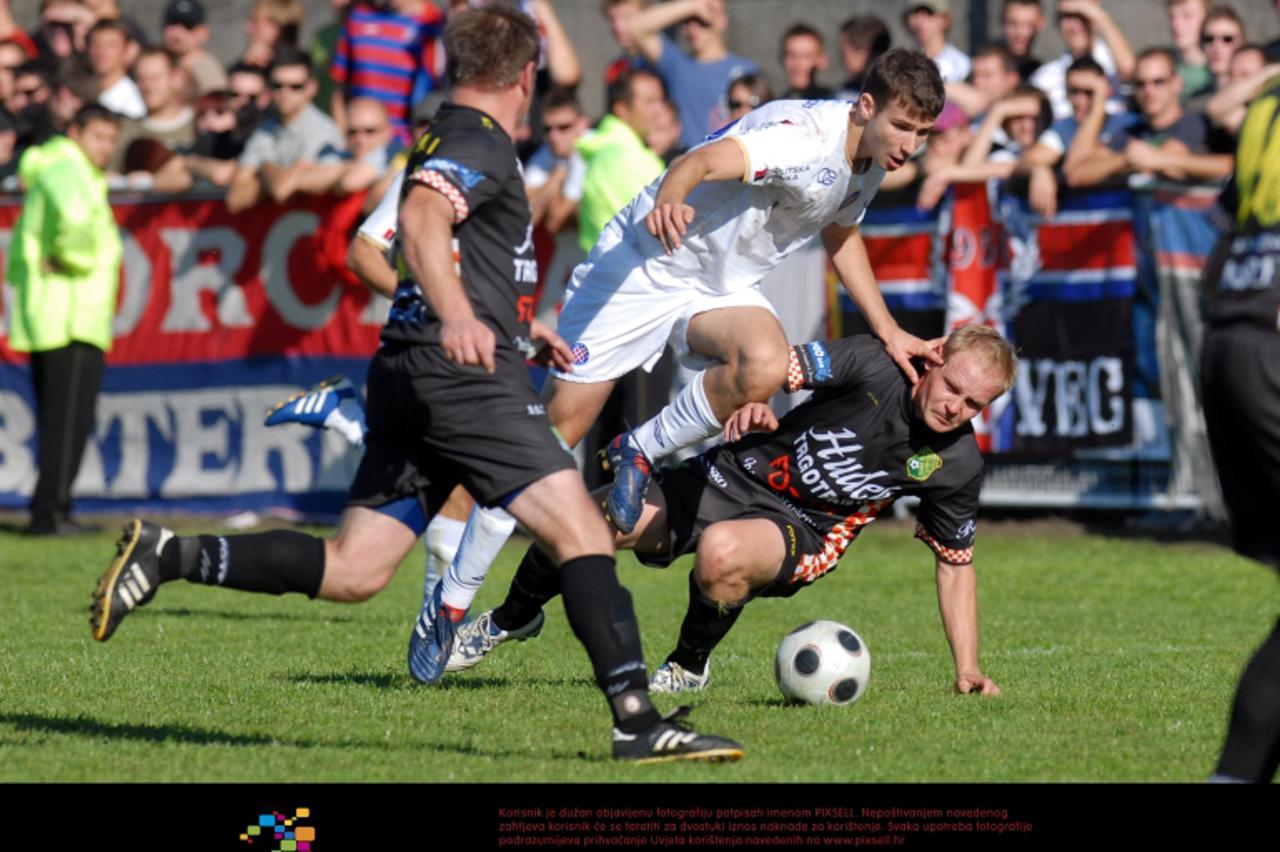 '21.09.2010., Donje Ladanje, - Utakmica 1/16 finala Hrvatskog nogometnog kupa izmedju NK Rudar 47 i NK Hajduk Split, Dinko Trebotic. Photo: Marko Jurinec/PIXSELL'