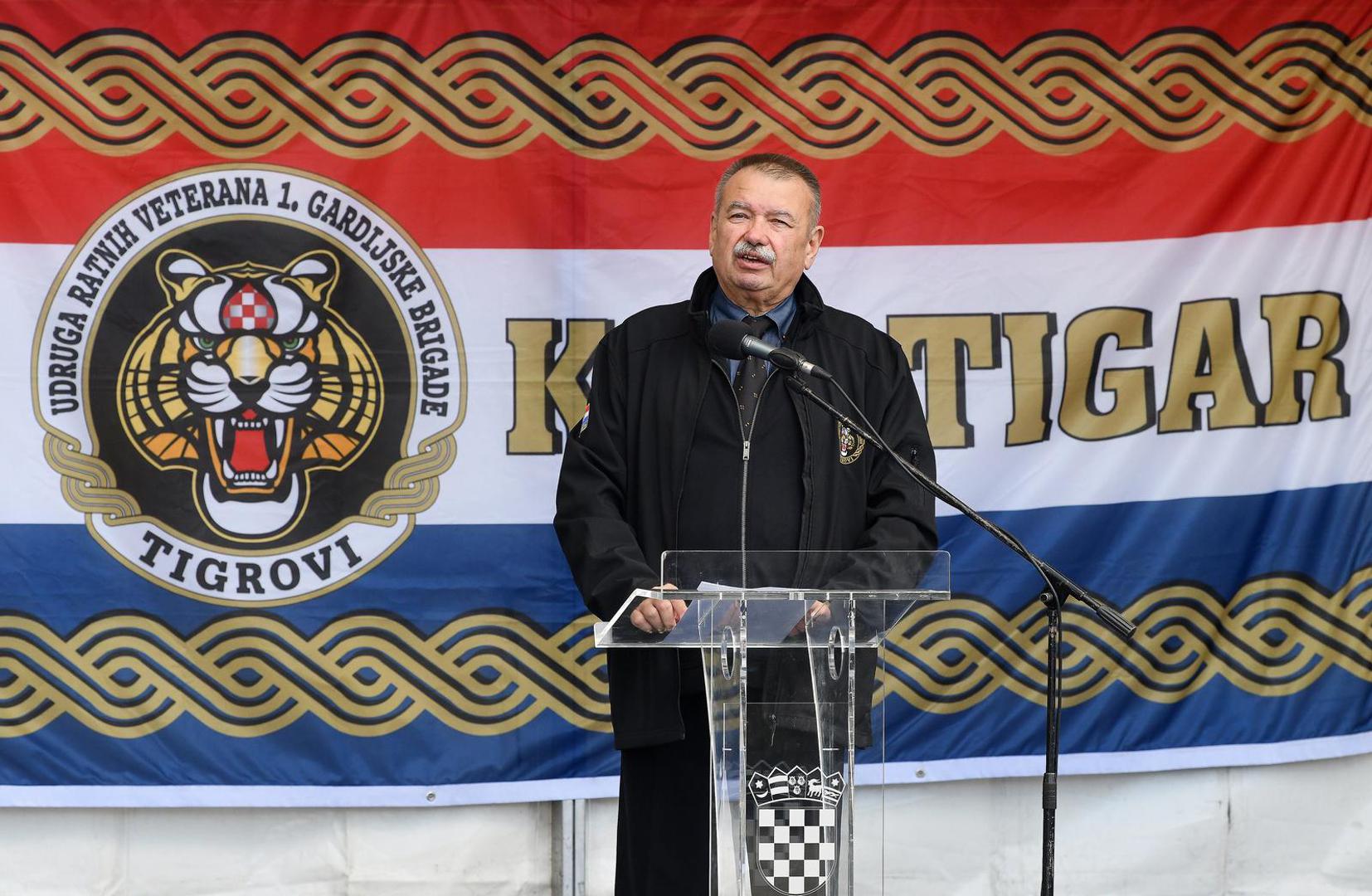 05.11.2023. Zagreb - Obilježavanje 33. godisnjice ustrojavanja 1. gardijske brigade „Tigrovi“ i 16. obljetnice 1. mehanizirane bojne „Tigrovi“ Photo: Josip Regovic/PIXSELL