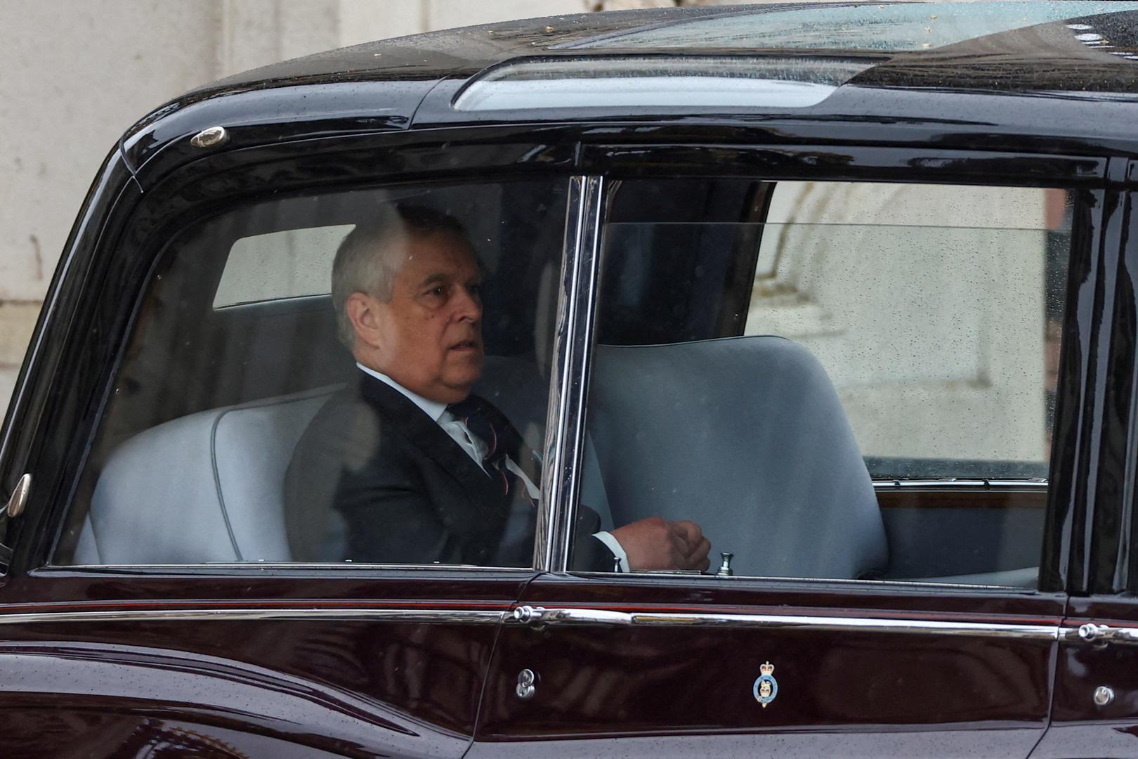 Britain's Prince Andrew leaves Buckingham Palace on the day of Britain's King Charles' coronation ceremony, in London, Britain May 6, 2023. REUTERS/Hannah McKay     TPX IMAGES OF THE DAY Photo: HANNAH MCKAY/REUTERS