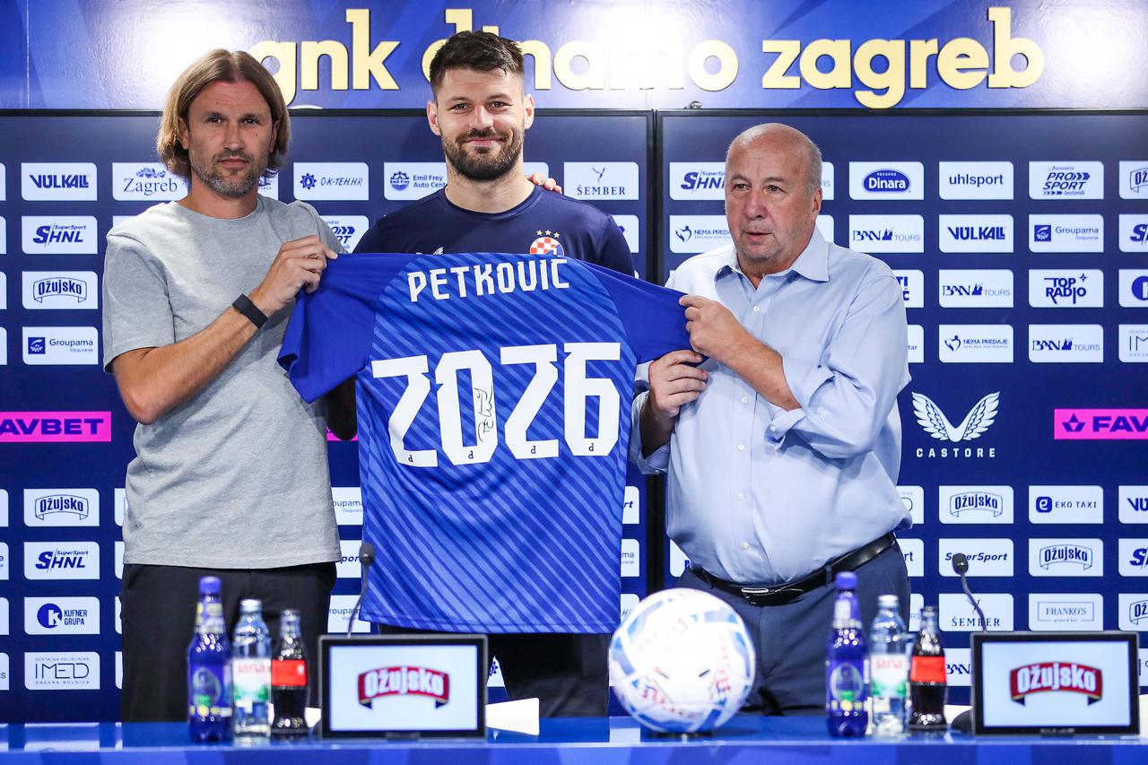 Zagreb: Konferencija za medije povodom utakmice 2. kola SuperSport HNL-a Osijek - Dinamo