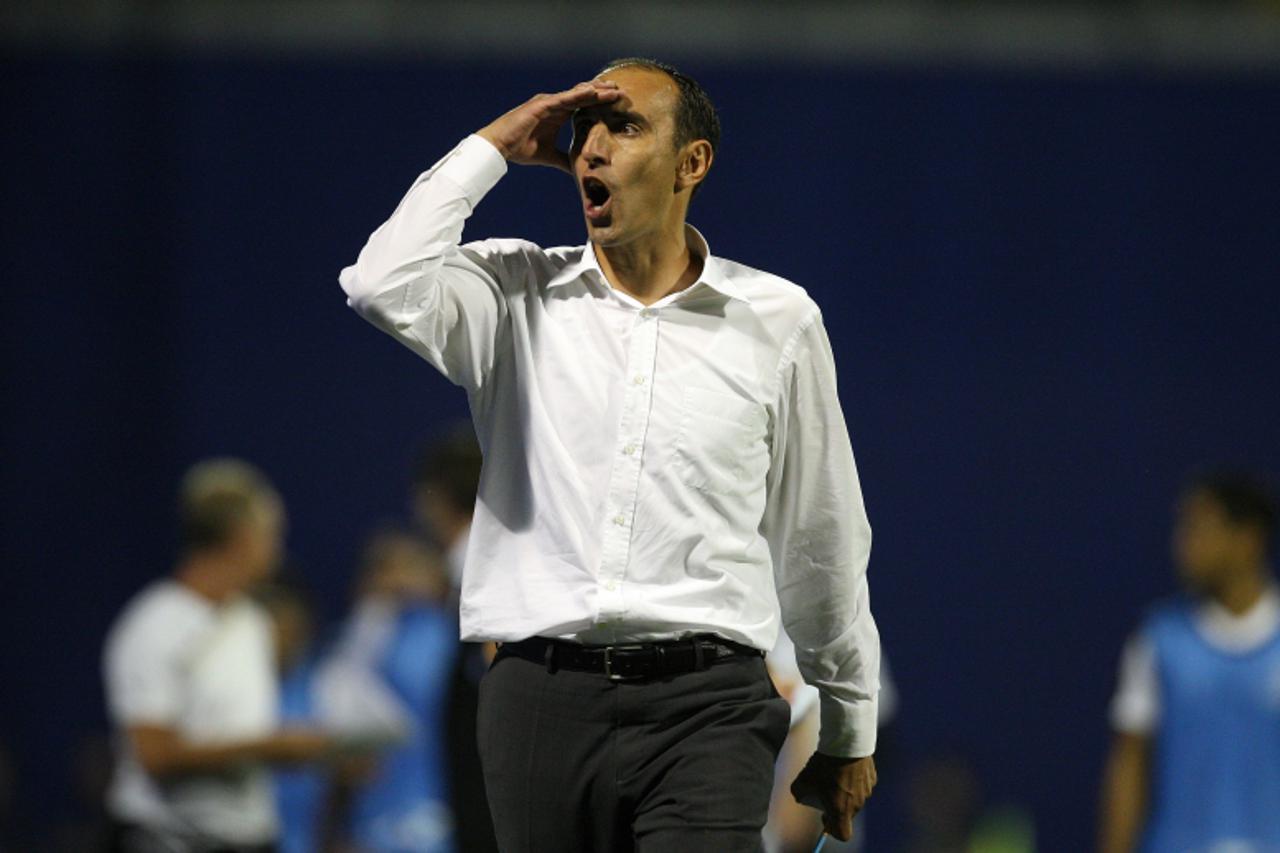 '17.08.2011.,stadion na Maksimiru,Zagreb - Prva utakmica play-offa Lige prvaka. GNK Dinamo - FF Malmo. Trener Krunoslav Jurcic. Photo: Slavko Midzor/PIXSELL'