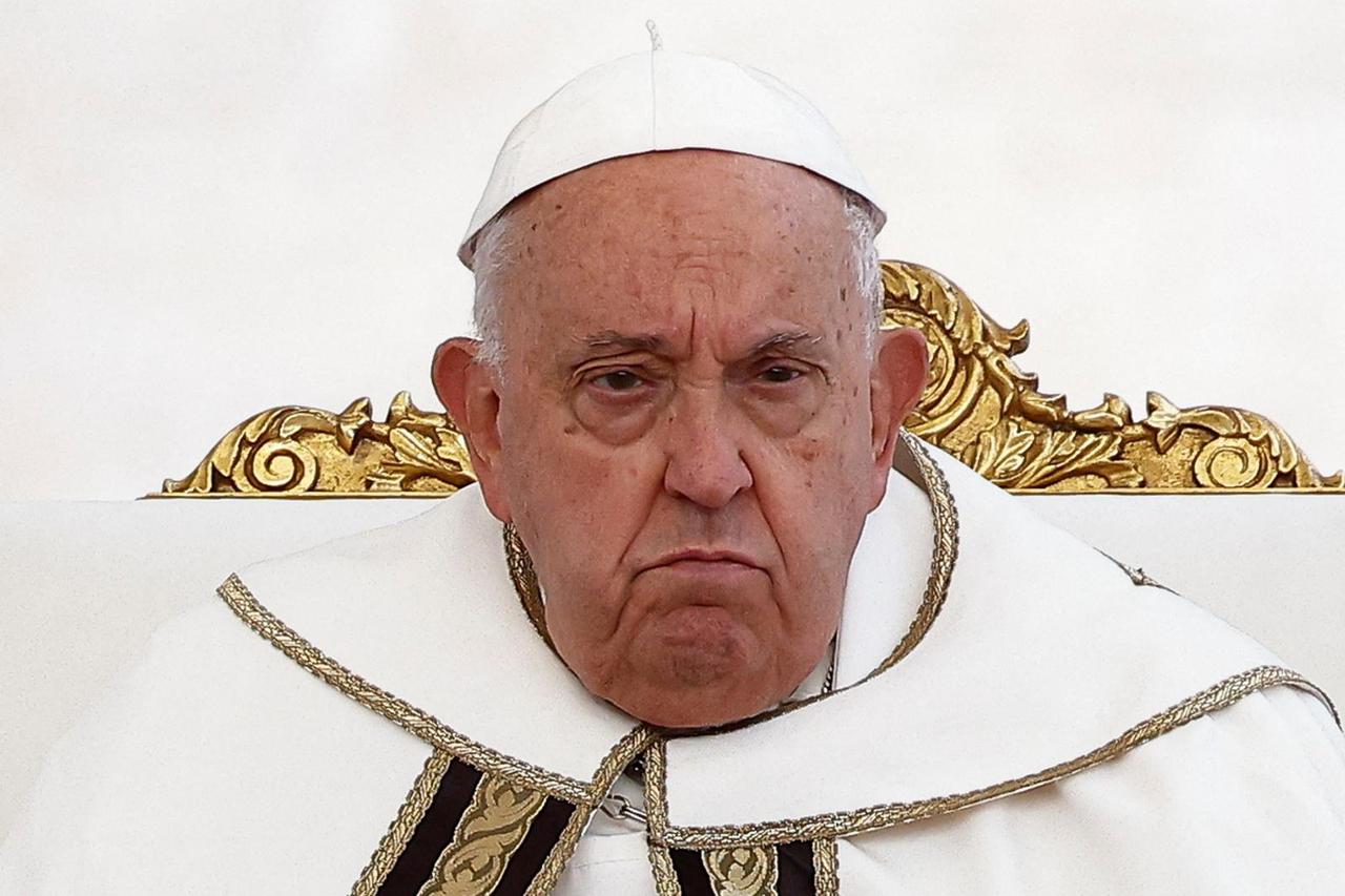 Pope Francis leads a mass to open the Synod of Bishops, at the Vatican