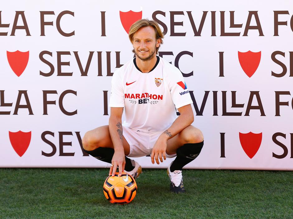 Sevilla's official presentation of new signing Ivan Rakitic