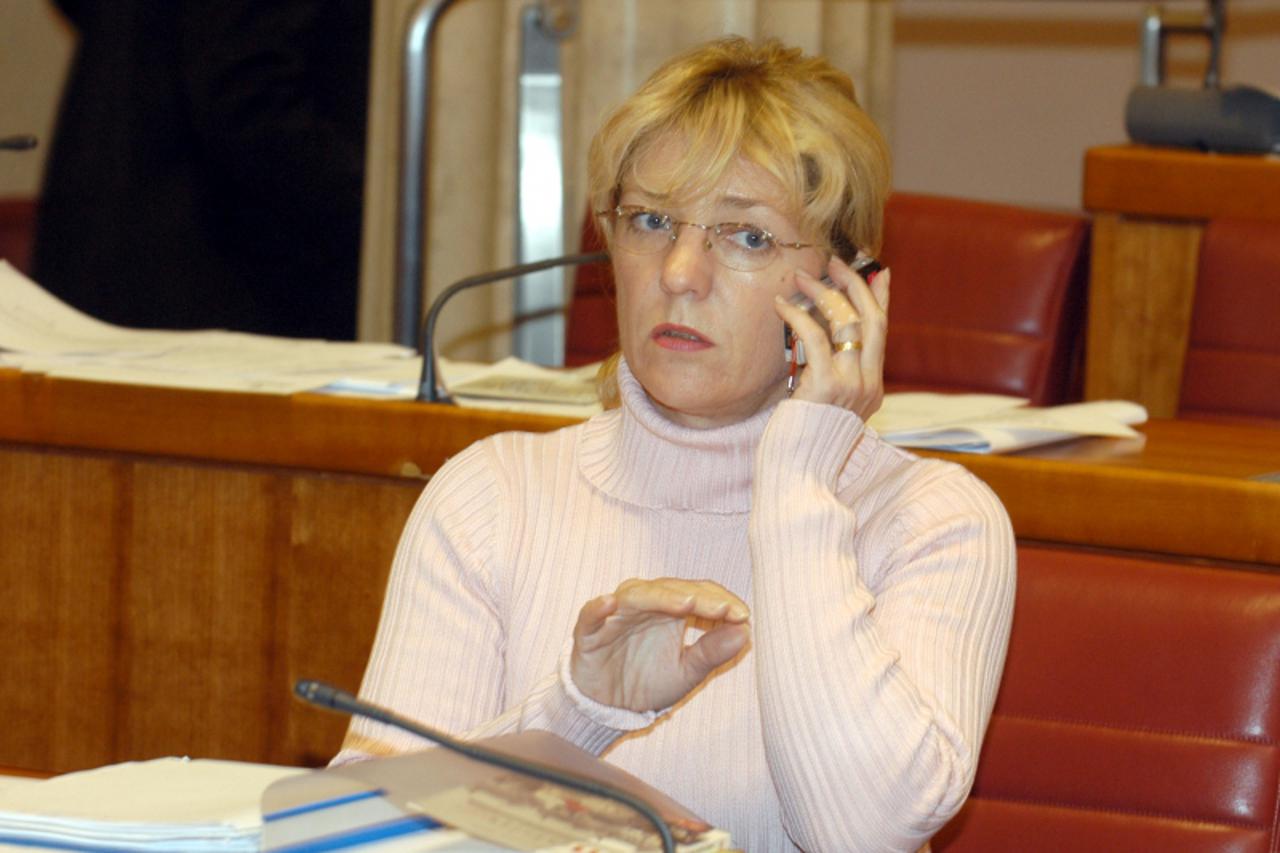 'unutrasnja  ,06.10.2005 zagreb, sabor,    gordana sobol     snimio Patrik Macek'