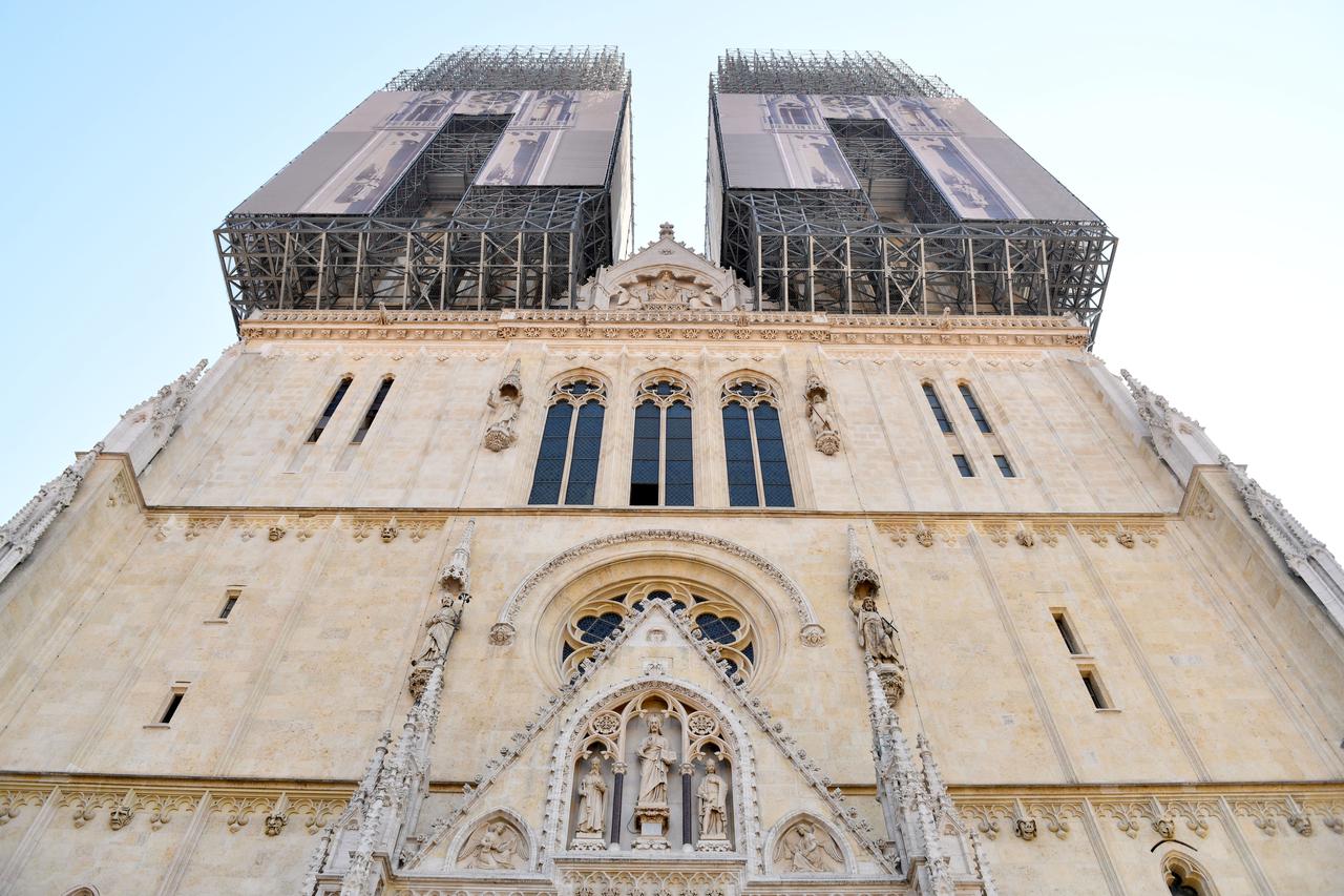 Zagreb: Radovi na obnovi katedrale