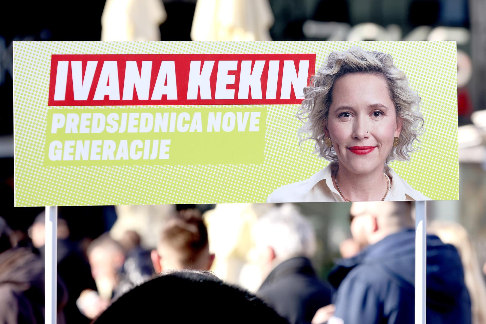 Ivana Kekin tvrdi da je - Predsjednica nove generacije. 