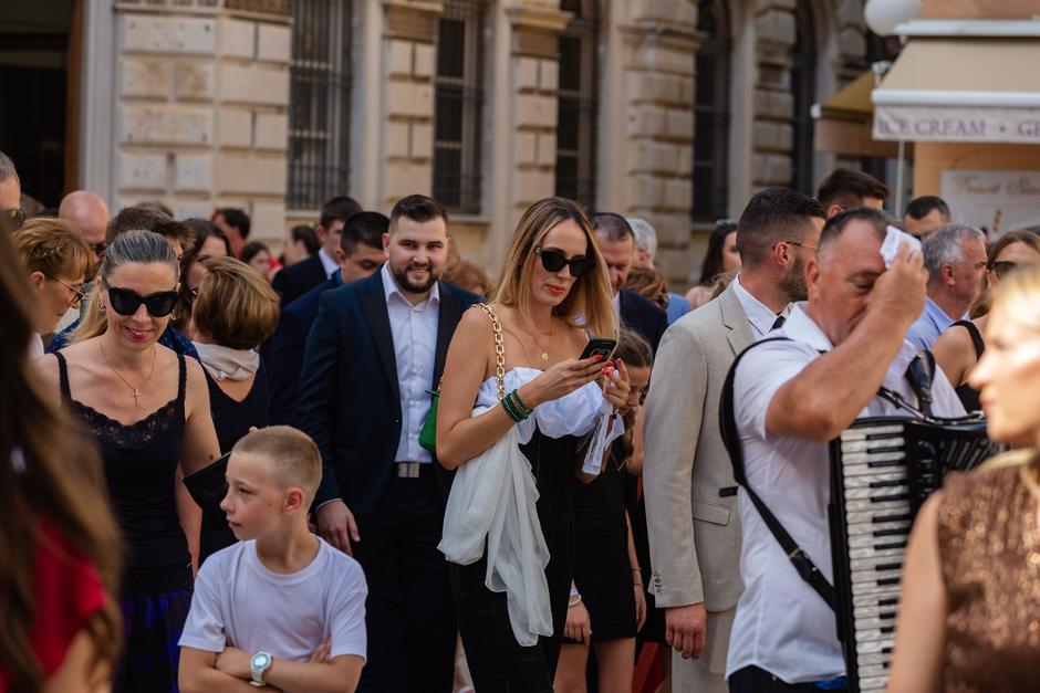 Zadar: Vjenčanje Dominika Livakovića i njegove odabranice Helene Matić