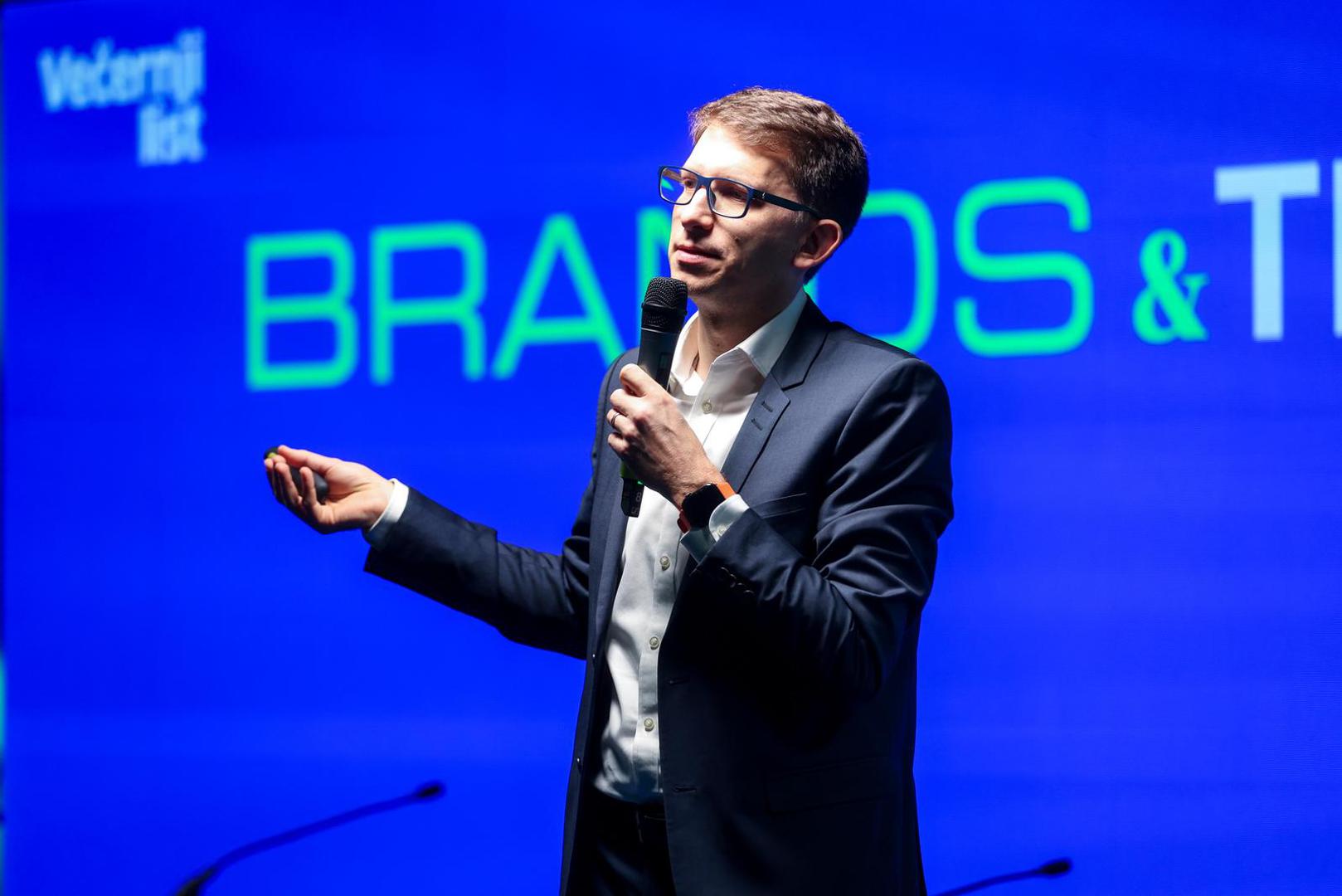 12.12..2024., Zagreb - Konferencija "Brands&Trends"  u hotelu Zonar. Sorin Patilinet (Marketing Effectiveness Global Leader, Mars, Bruxelles):  The Art and Science of Effective Advertising Photo: Igor Kralj/PIXSELL