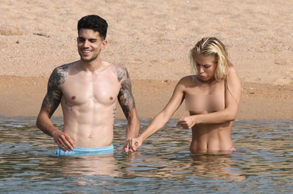 Jessica Goicoechea i Marc Bartra