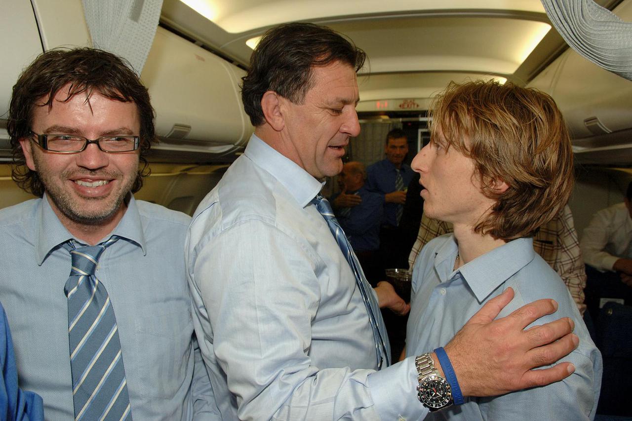 Zagreb: Zdravko Mamić i Luka Modrić 