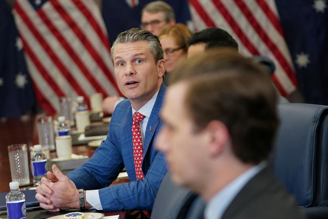 U.S. Defense Secretary Hegseth meets Australian Defence Minster Marles at Pentagon