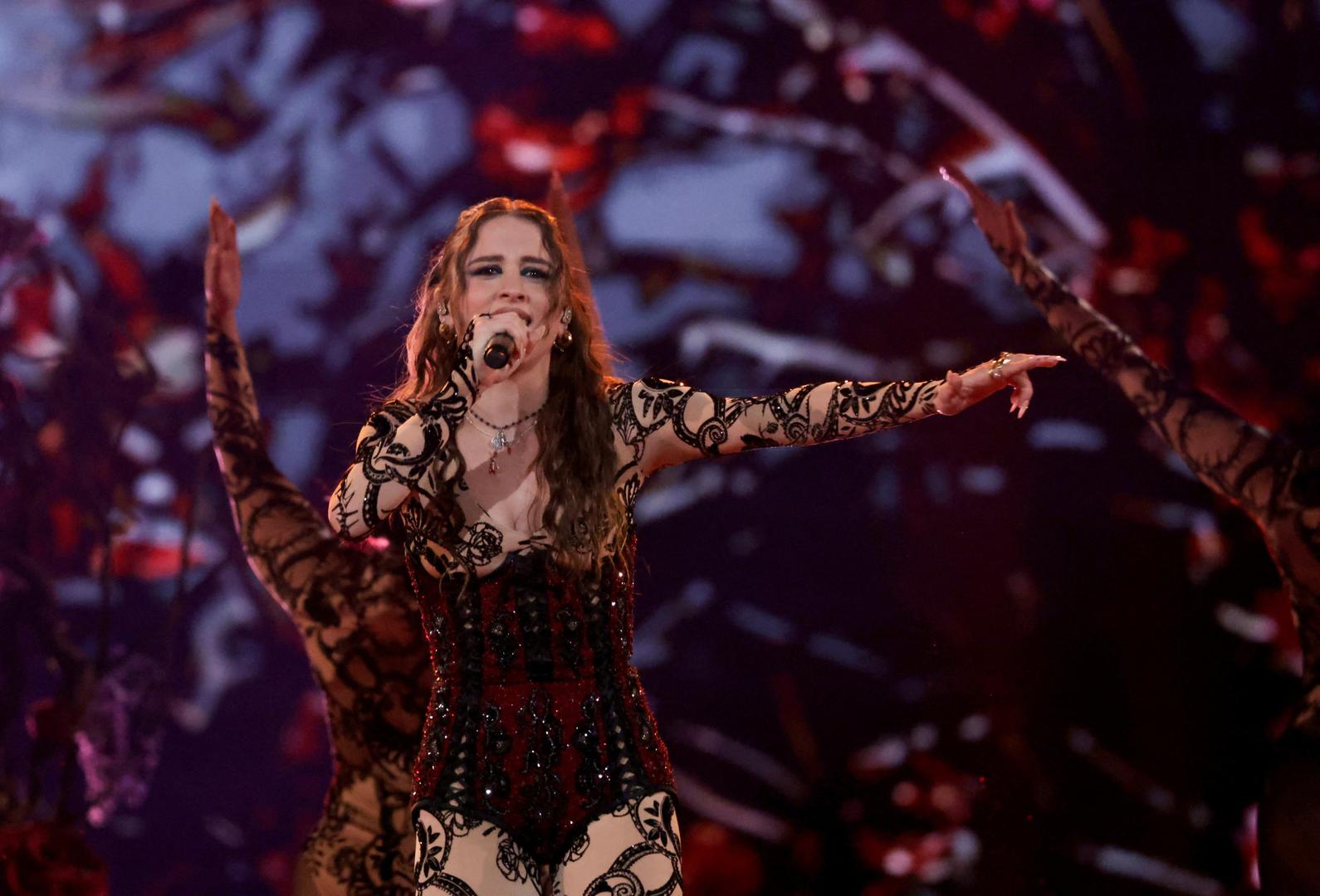 Angelina Mango representing Italy performs on stage during the rehearsal of the second semi-final of the 2024 Eurovision Song Contest, in Malmo, Sweden, May 8, 2024. REUTERS/Leonhard Foeger Photo: LEONHARD FOEGER/REUTERS