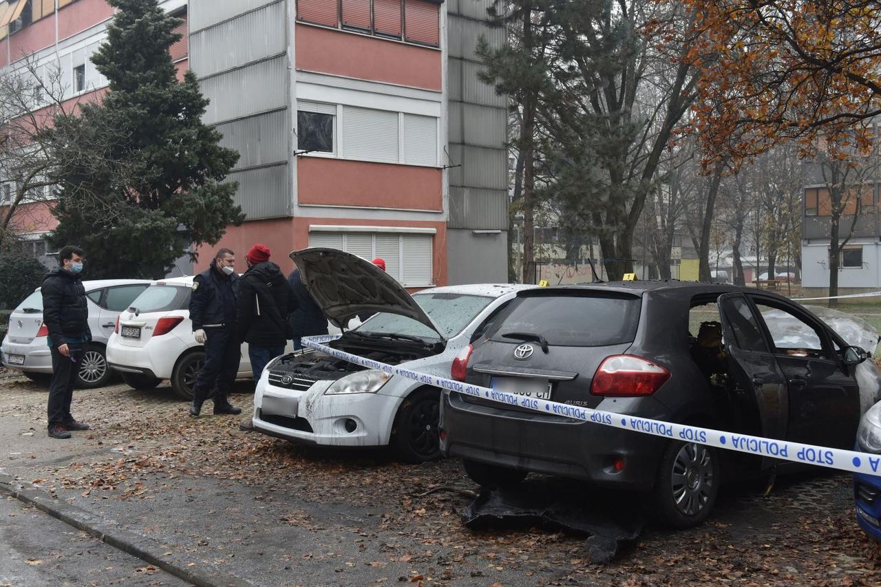 Zagreb: U Folnegovićevom naselju izgorjelo nekoliko automobila