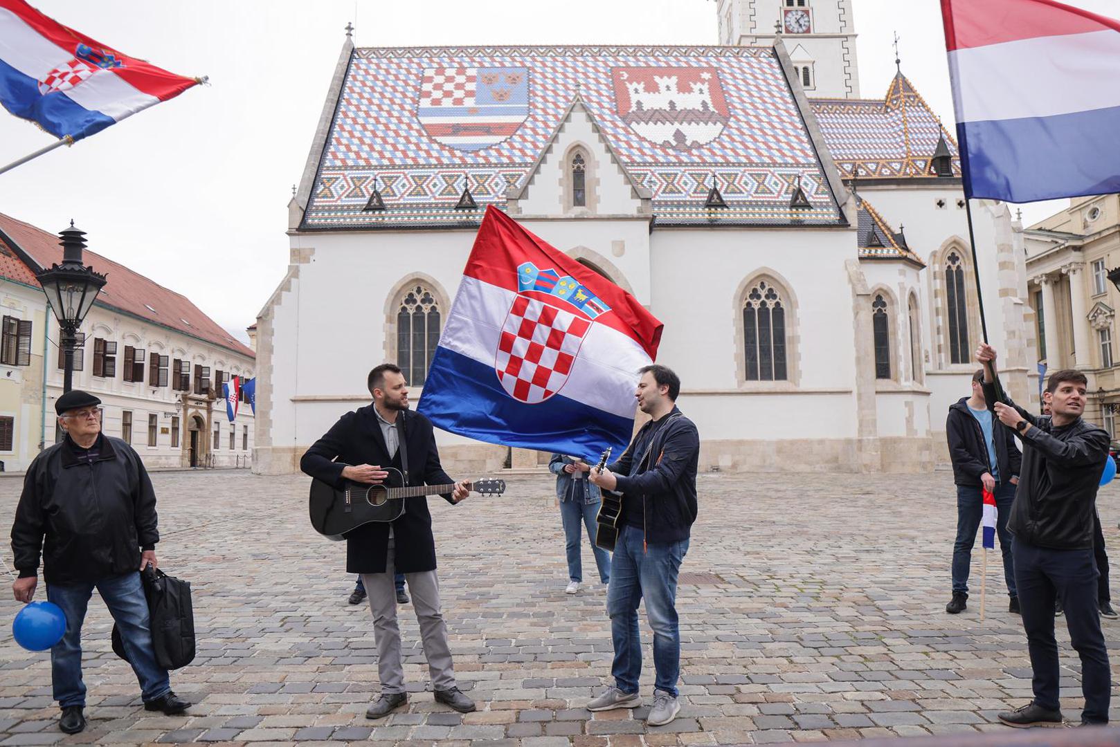 26.03.2024., Zagreb - Predaja Drzavnom izbornom povjerenstvu prijedloga lista i kandidata za parlamentarne izbore - Most, Hrvatski suverenisti, Nezavisna lista mladih i Hrvatske konzervativne stranke. Photo: Luka Stanzl/PIXSELL