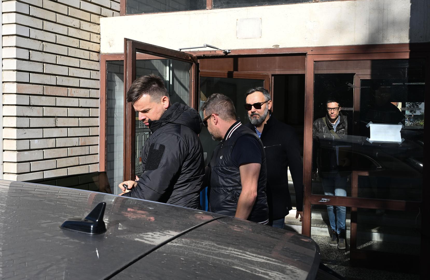 08.11.2023., Zagreb - U tijeku je pretres stana bivseg dekana Geodetskog fakulteta Almina Djape. Policija privodi Almina Djapu. Photo: Davorin Visnjic/PIXSELL