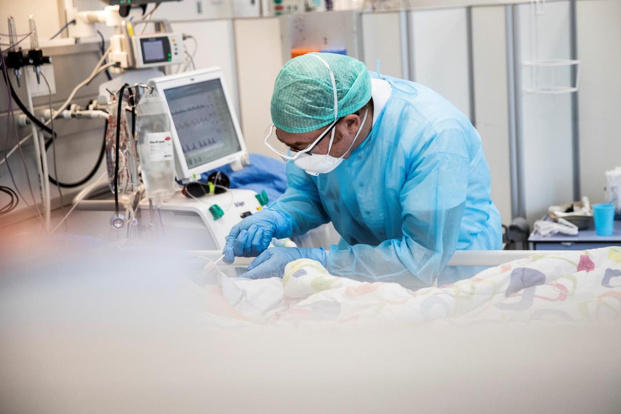 Denmark - COVID-19 Intensive care unit at Bispebjerg Hospital in Copenhagen