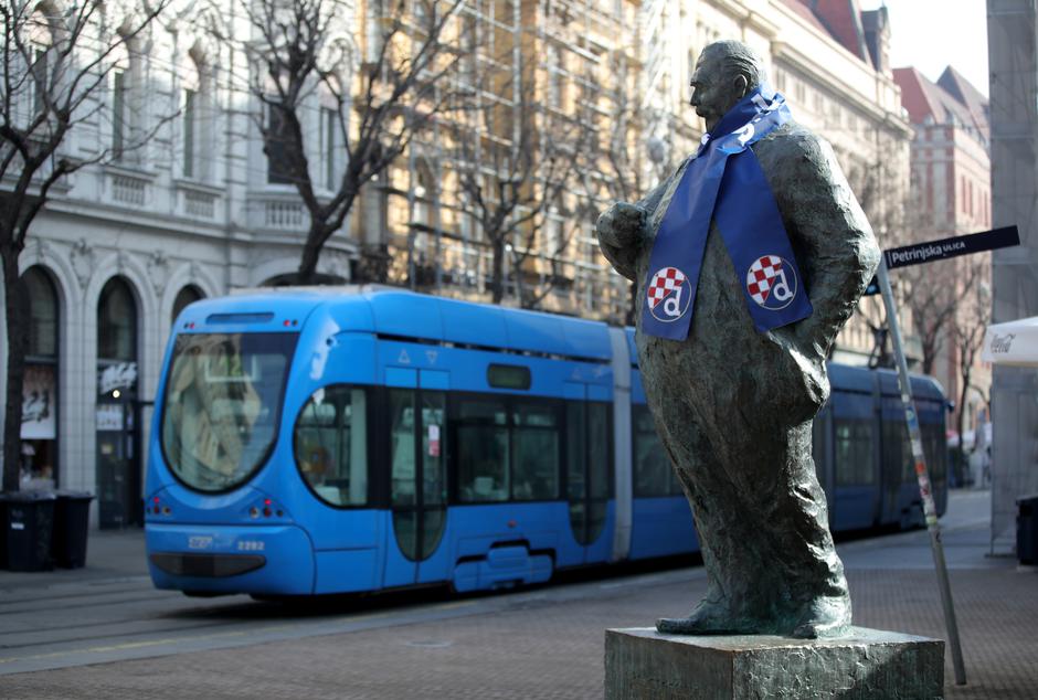 Zagreb: I kip Stjepana Radića danas je veliki navijač Dinama