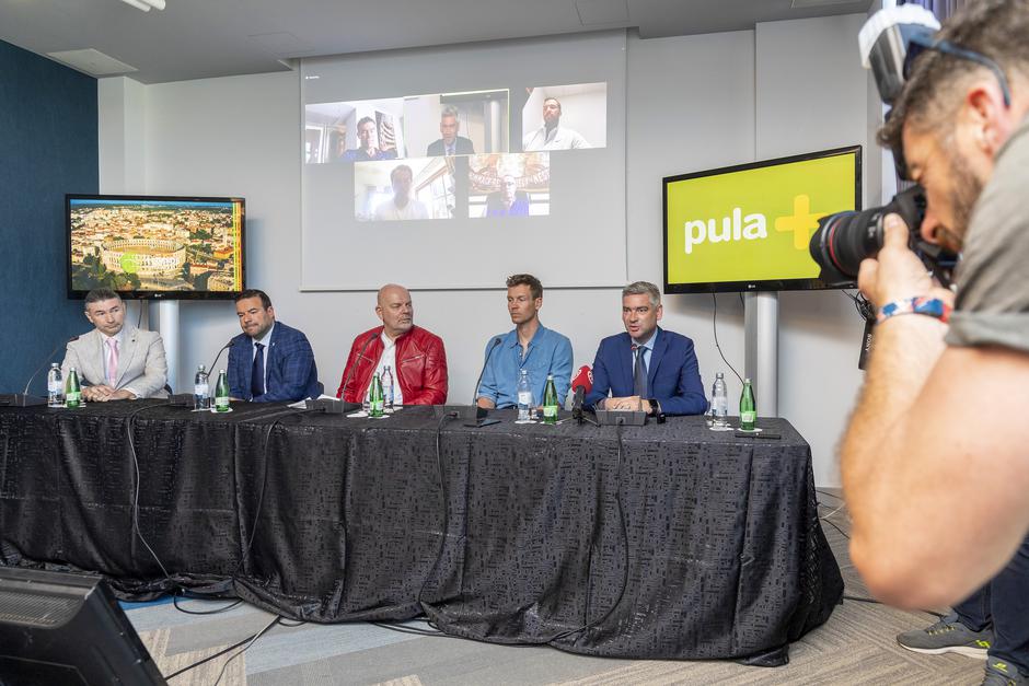 Konferencija za medije uoči održavanja Legends Team Kup ATP Champions Toura u  pulskoj Areni