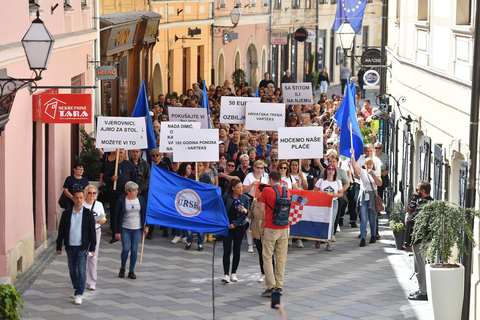 Rajković je poručio da Sindikat ima i nudi rješenje, a to je da se vjerovnici dogovore oko prodaje neaktivne imovine Varteksa.

