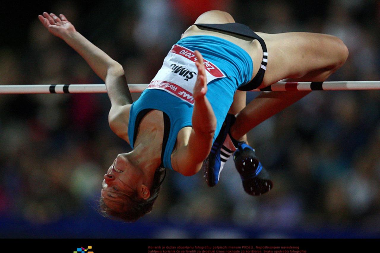 '01.09.2010., Sportski park Mladost, Zagreb - 60. jubilarni memorijal Borisa Hanzekovica, IAAF World Challenge Zagreb 2010. Skok u vis - Ana Simic. Photo: Igor Kralj/PIXSELL'