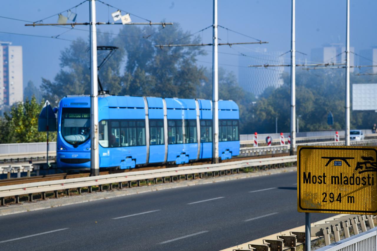 Zagreb: U promet je puštena tramvajska pruga na mostu Mladosti