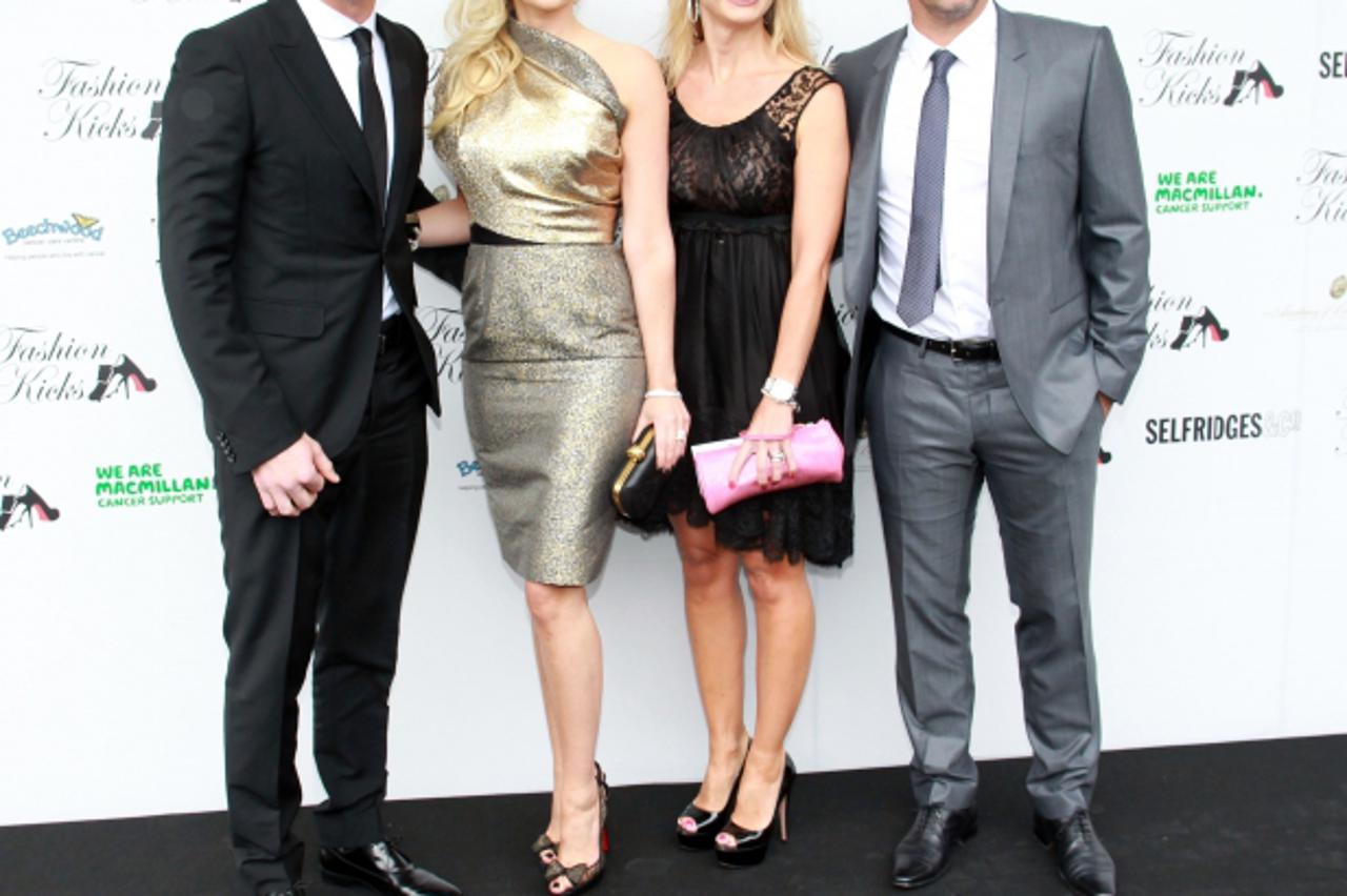 'Shay Given And Wife With Gary Speed And Wife arrives at Shay Given\'s Fashion Kicks event held at Lancashire County Cricket Club in Manchester Photo: Press Association/Pixsell'