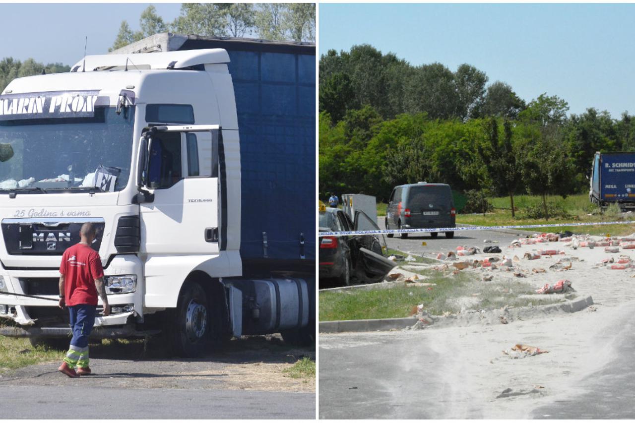 Nesreća na A3 - kamion se zaletio na odmorište