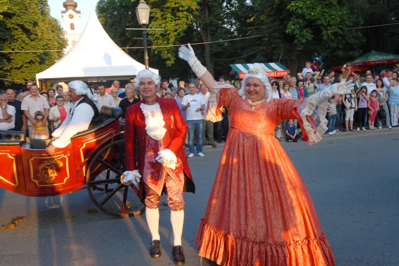 \'10.06.2011., Bjelovar - U sredistu Bjelovara pocela trodnevnatradicionalna 16. po redu  pucka manifestacija Terezijana a koja se odrzava u cast carice Marije Terezije utemeljiteljice grada Bjelovara