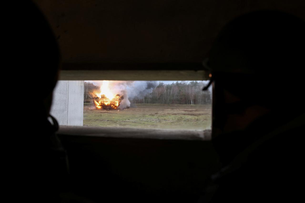 Training of EU’s Military Assistance Mission in support of Ukraine (EUMAM Ukraine) at Bundeswehr training site in Altengrabow