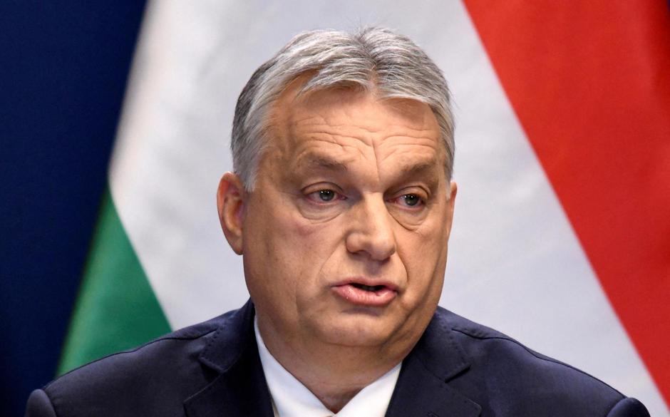 FILE PHOTO: Hungarian Prime Minister Viktor Orban holds an international news conference in Budapest