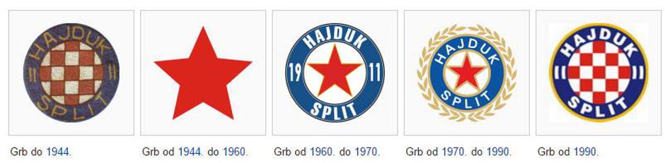 Hajduk, grbovi Maja Grubišin