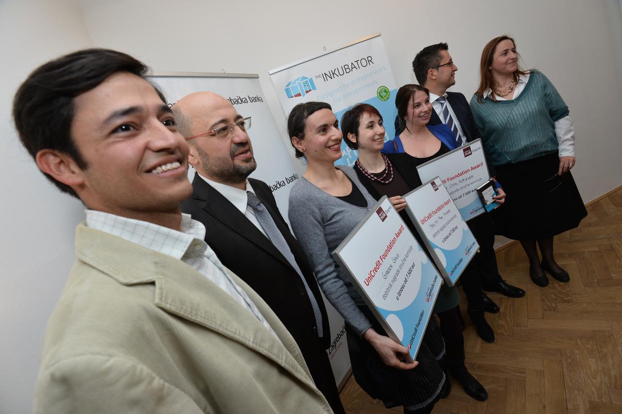 27.03.2015., Impact Hub, Zagreb - Dodijeljene nagrade UniCredit Foundation od 7500 Eura za poduzetnicke ideje koje rjesavaju drustveni ili okolisni problem.   Photo: Marko Lukunic/PIXSELL