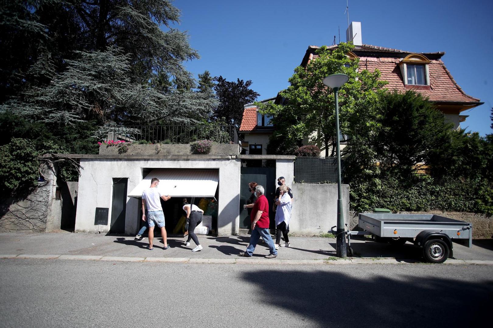 30.06.2021., Zagreb - Vijenac 2. Pretres kuce glavnog ravnatelja HRT-a Kazimira Bacica na Tuskancu zbog sumnje u korupciju. Photo: Igor Kralj/PIXSELL