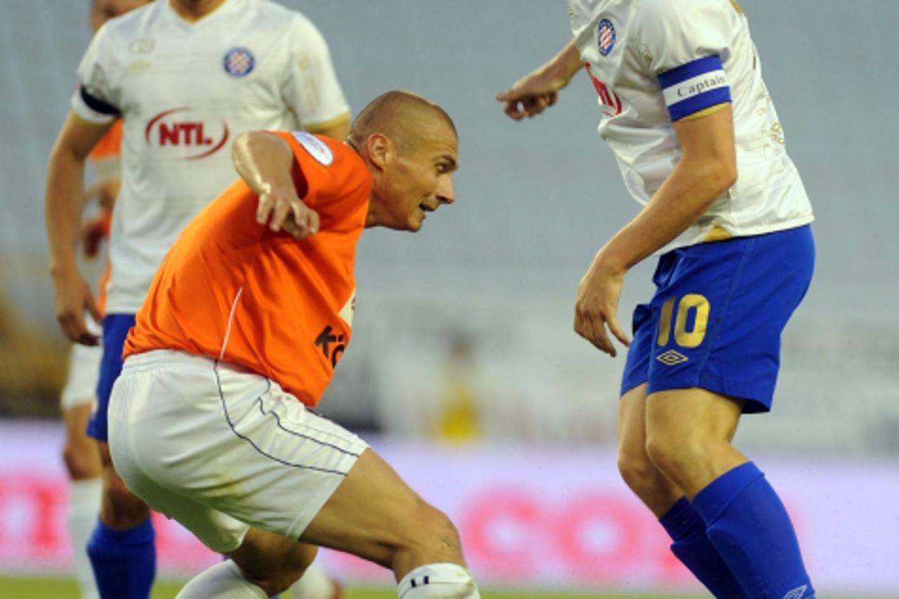 '08.08.2010., stadion Poljud, Split - Nogometna utakmica 3. kola, 1. HNL izmedju HNK Hajduk i NK Sibenik. Seniad Ibricic Photo: Nino Strmotic/PIXSELL'