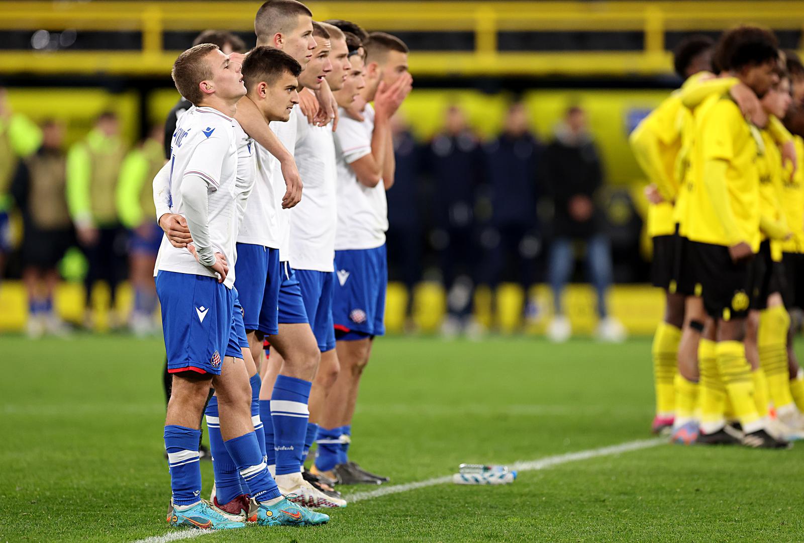 15.03.2023., stadion Signal Iduna Park, Dortmund, Njemacka - UEFA Liga prvaka mladih, cetvrtfinale, Borussia Dortmund - HNK Hajduk. Photo: Goran Stanzl/PIXSELL