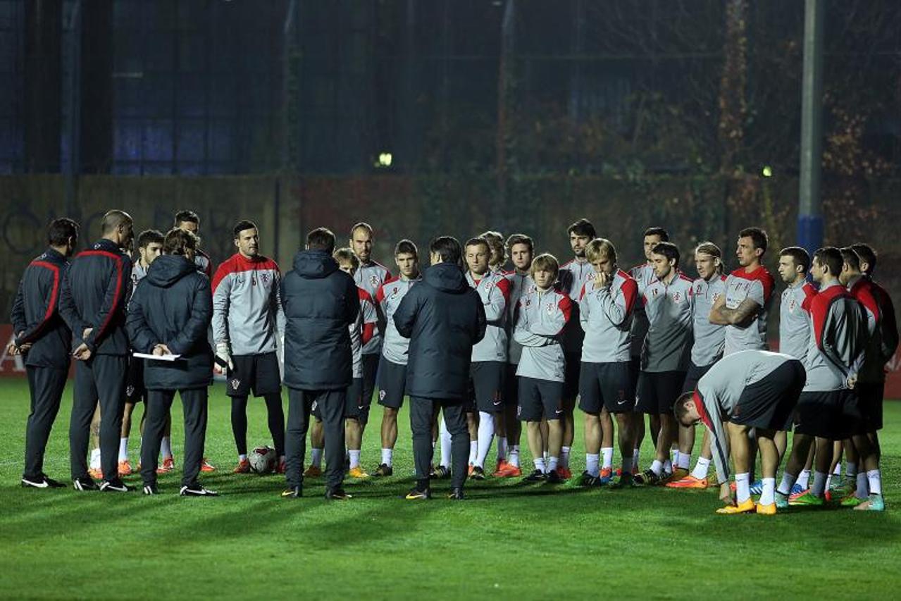 Hrvatska nogometna reprezentacija, trening