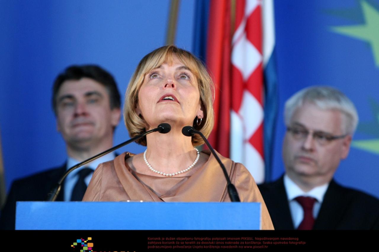 '08.05.2012. Zagreb, Hrvatska - Povodom Dana Europe, u organizaciji sefa delagacije Europske unije u RH Paula Vandorena, u Nacionalnoj sveucilisnoj knjiznici odrzano je svecano primanje za najvise drz