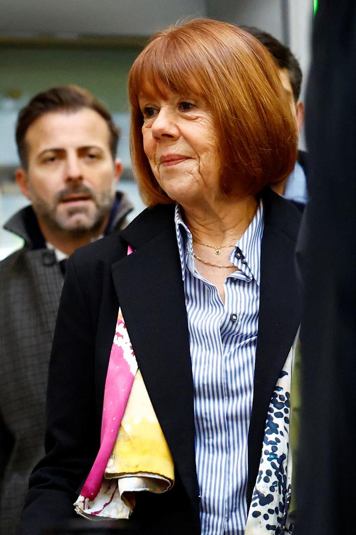 Frenchwoman Gisele Pelicot, the victim of an alleged mass rape orchestrated by her then-husband Dominique Pelicot at their home in the southern French town of Mazan, arrives to attend the verdict in the trial for Dominique Pelicot and 50 co-accused, at the courthouse in Avignon, France, December 19, 2024. REUTERS/Manon Cruz Photo: Manon Cruz/REUTERS