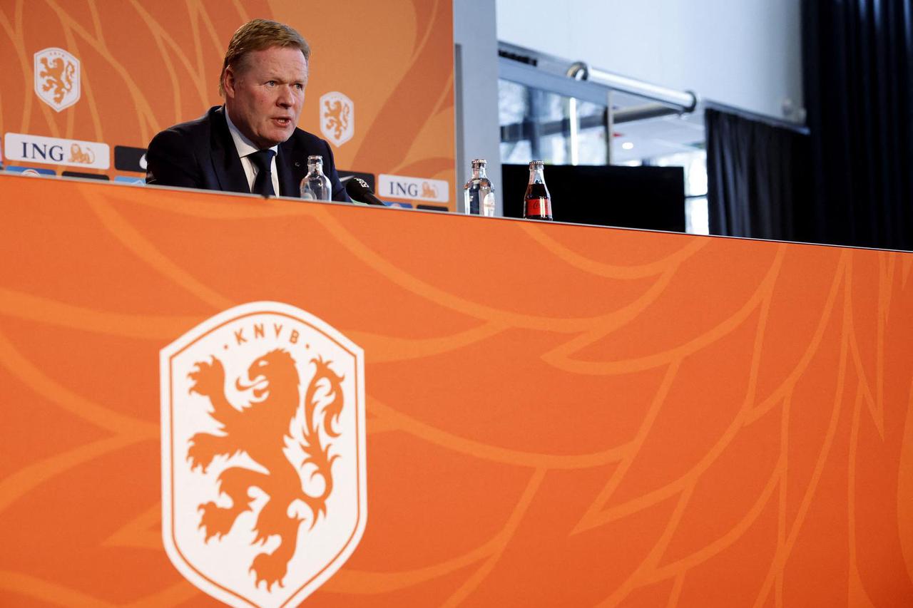 Ronald Koeman is officially presented as national soccer coach of the Dutch national team
