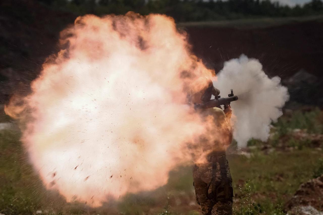 Training exercise in Donbas region