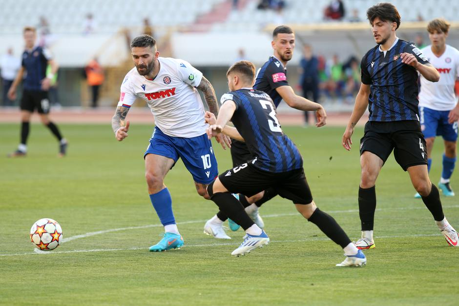 Split: Hajduk i Hrvatski dragovoljac sastali se u 33. kolu HT Prve HNL 